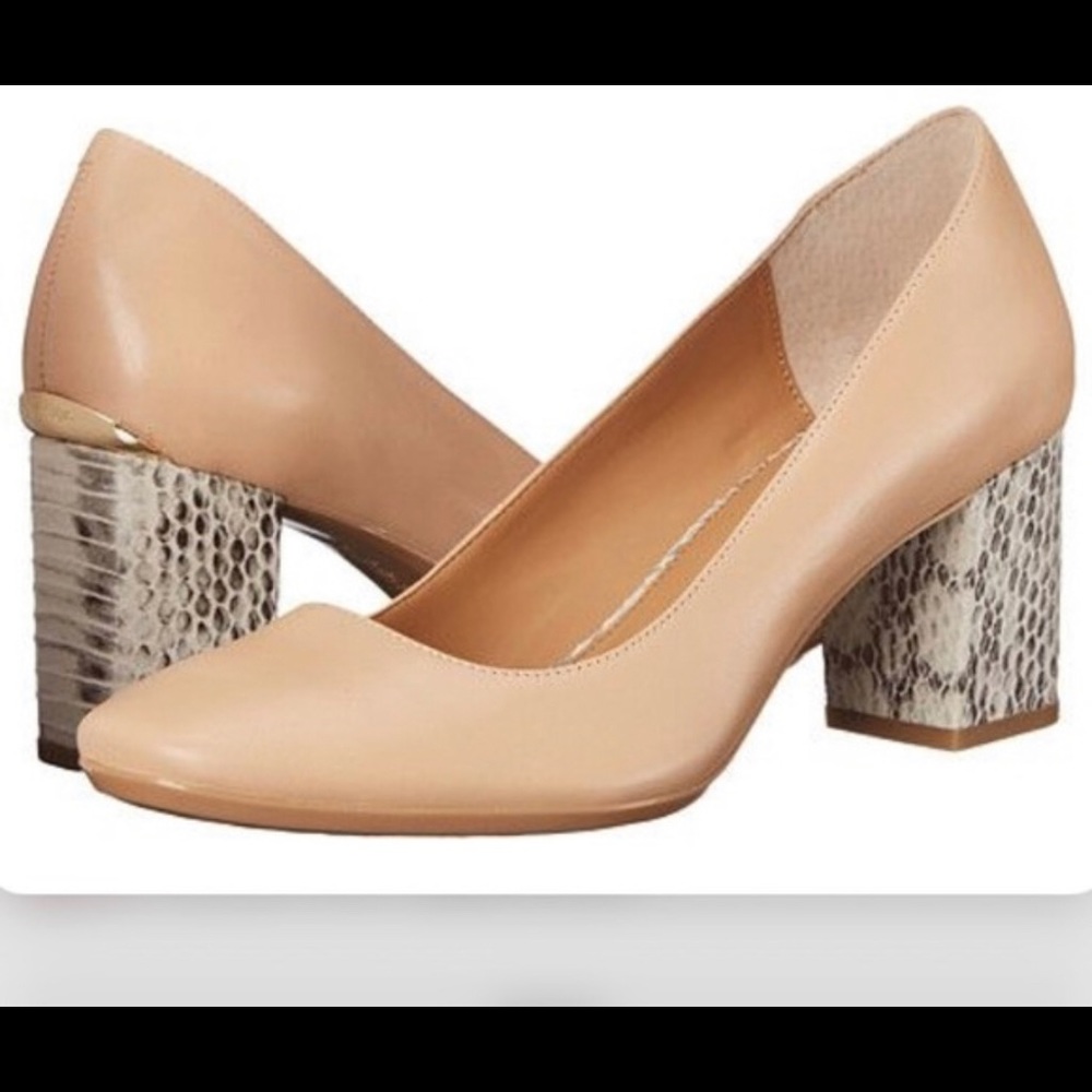 Calvin Klein Cirilla Block Heel Pumps